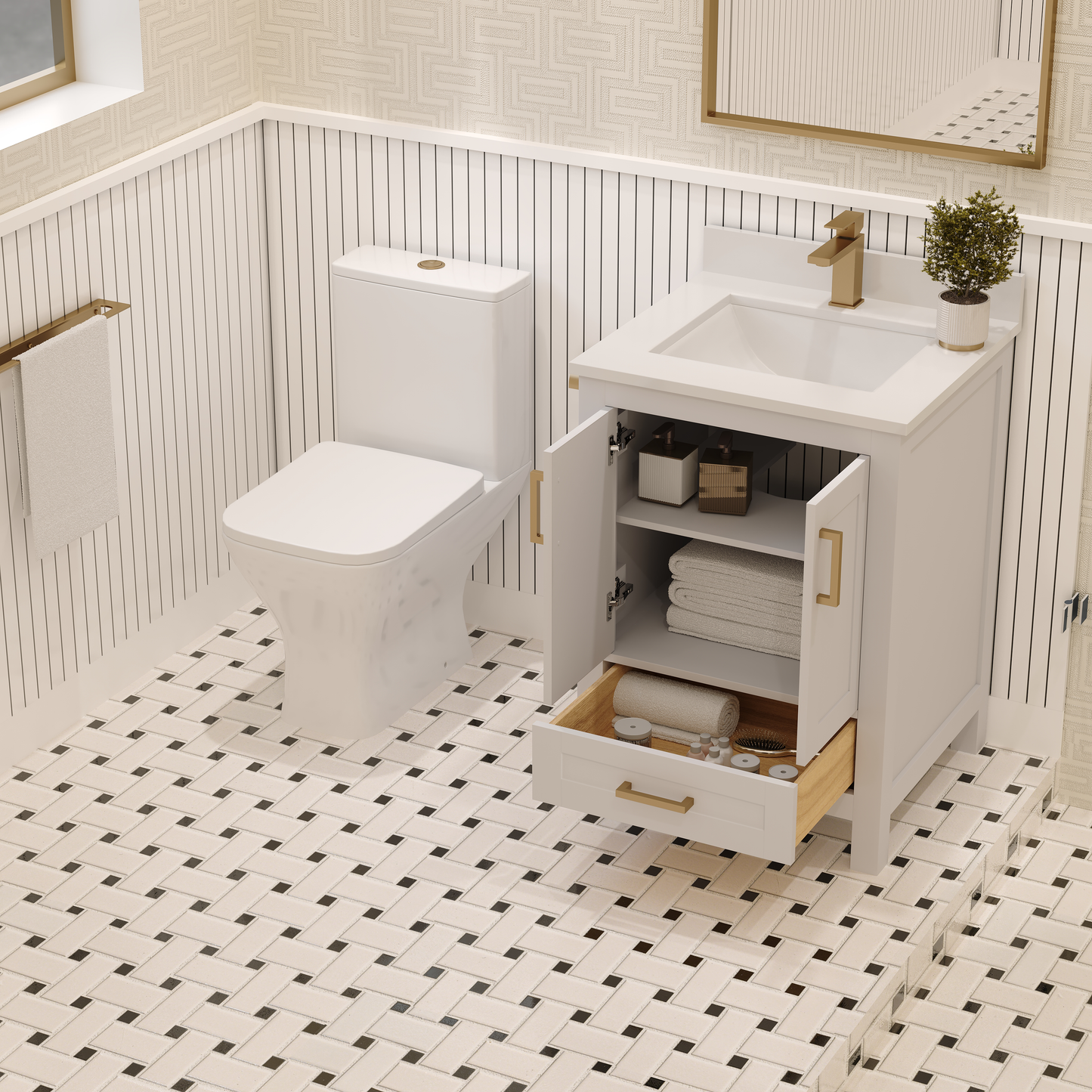 Rooh Bathroom Vanity 24 "