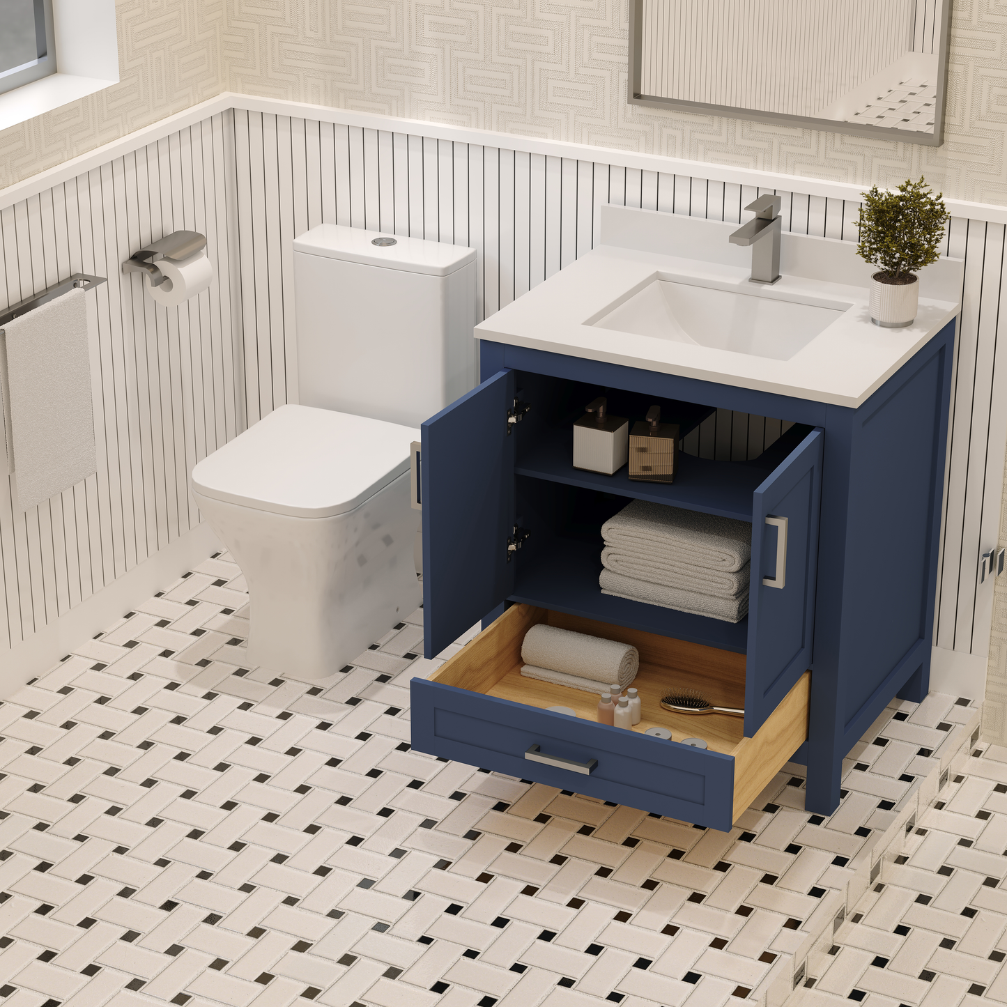 Rooh Bathroom Vanity 30"