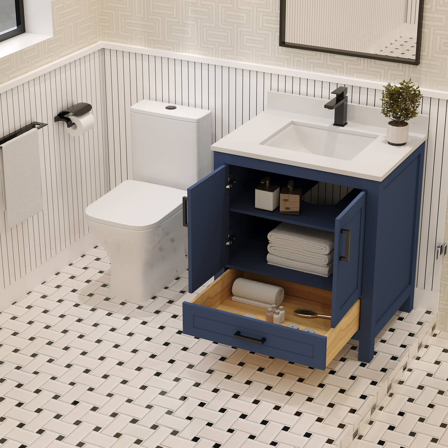 Rooh Bathroom Vanity 30"
