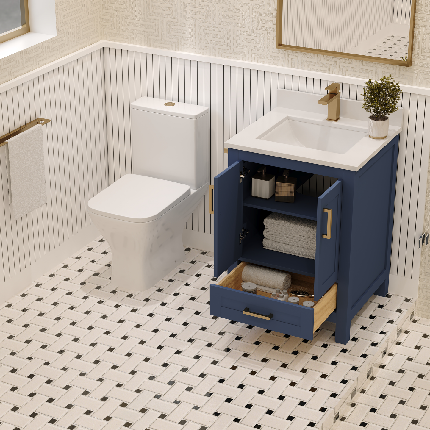 Rooh Bathroom Vanity 24 "