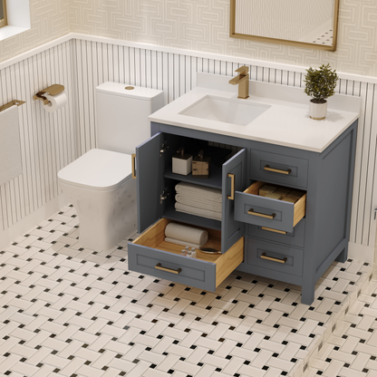 Rooh Bathroom Vanity 36" Left
