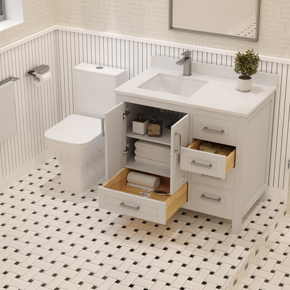 Rooh Bathroom Vanity 36" Left