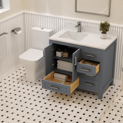 Rooh Bathroom Vanity 36" Left