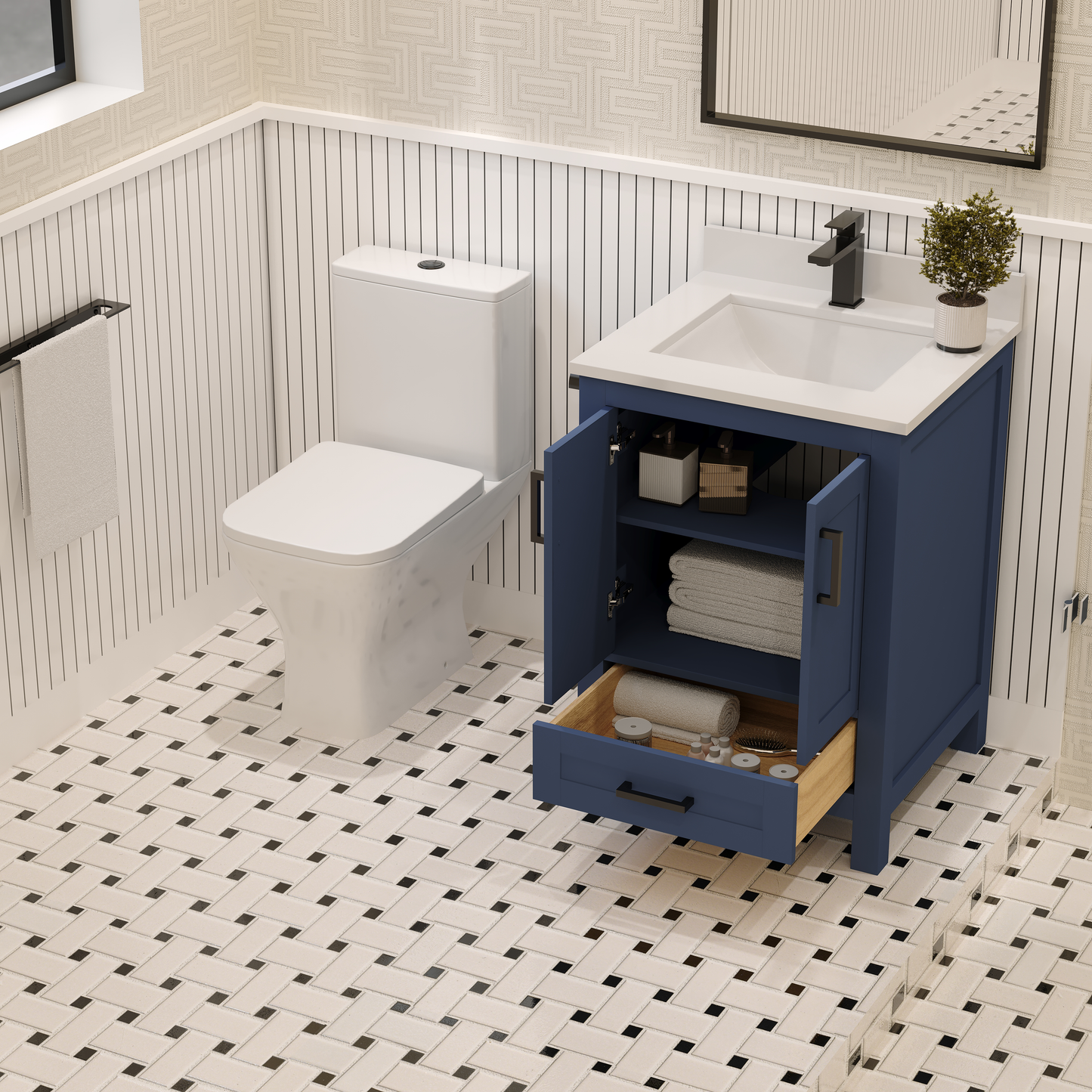 Rooh Bathroom Vanity 24 "