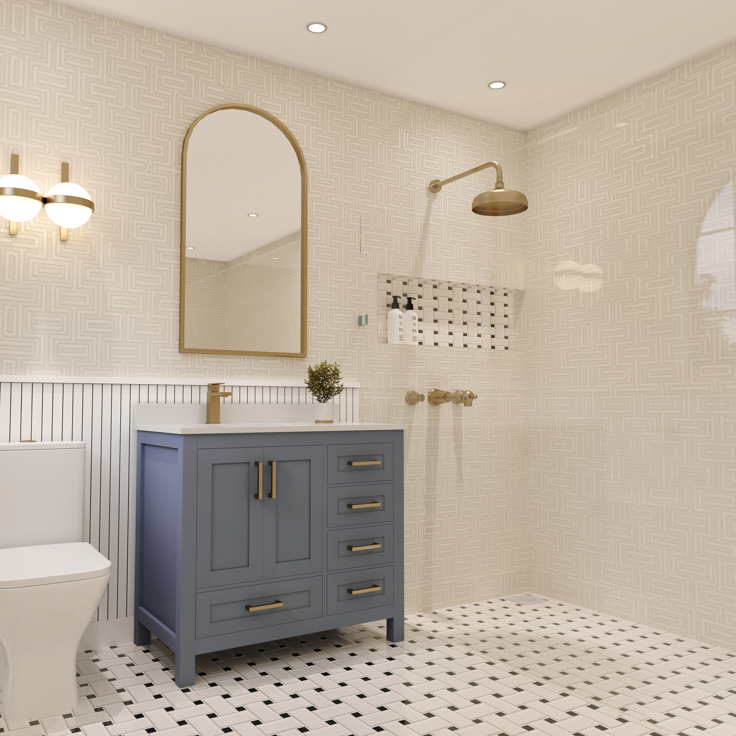 Rooh Bathroom Vanity 36" Left