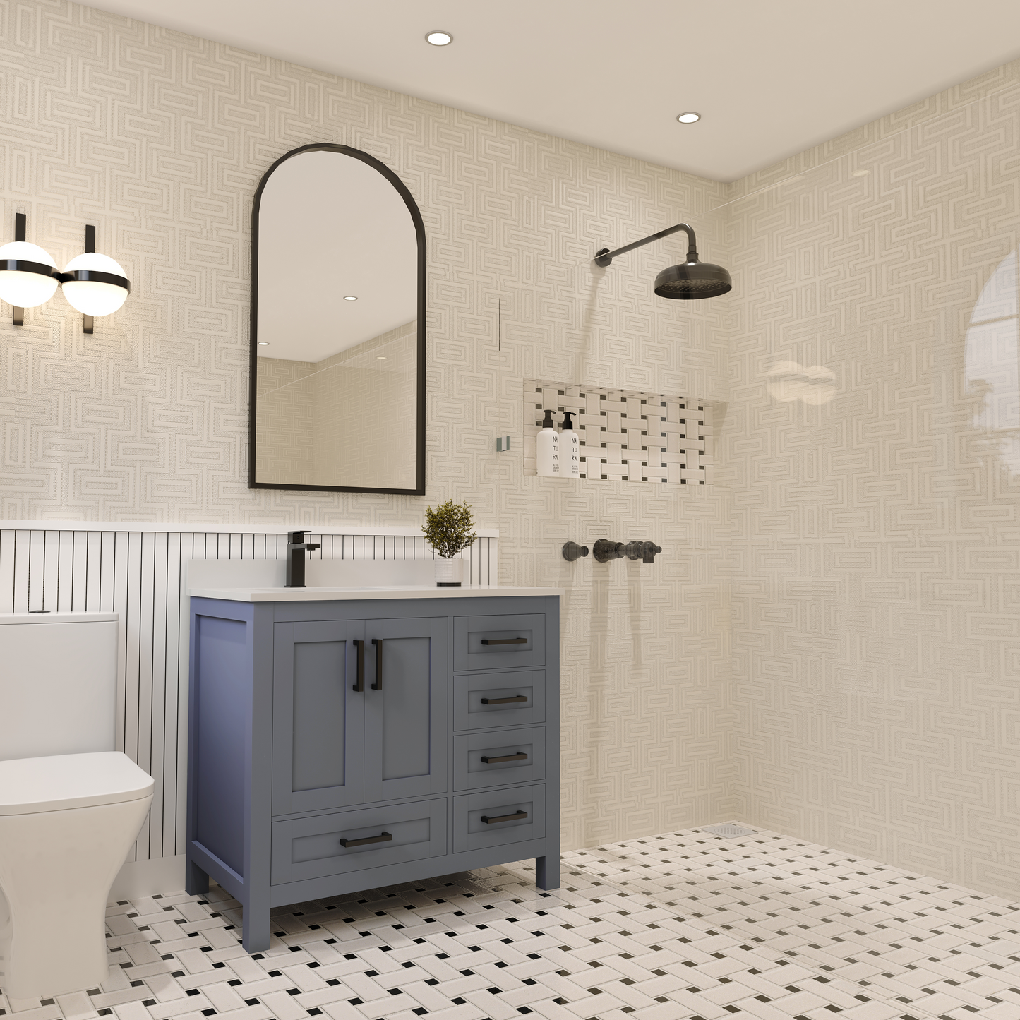 Rooh Bathroom Vanity 36" Left