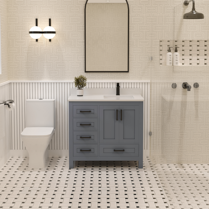 Rooh Bathroom Vanity 36" Right