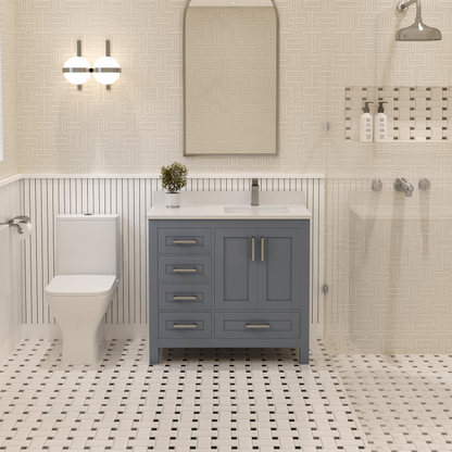 Rooh Bathroom Vanity 36" Right
