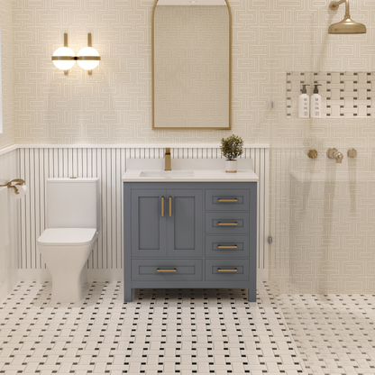Rooh Bathroom Vanity 36" Left