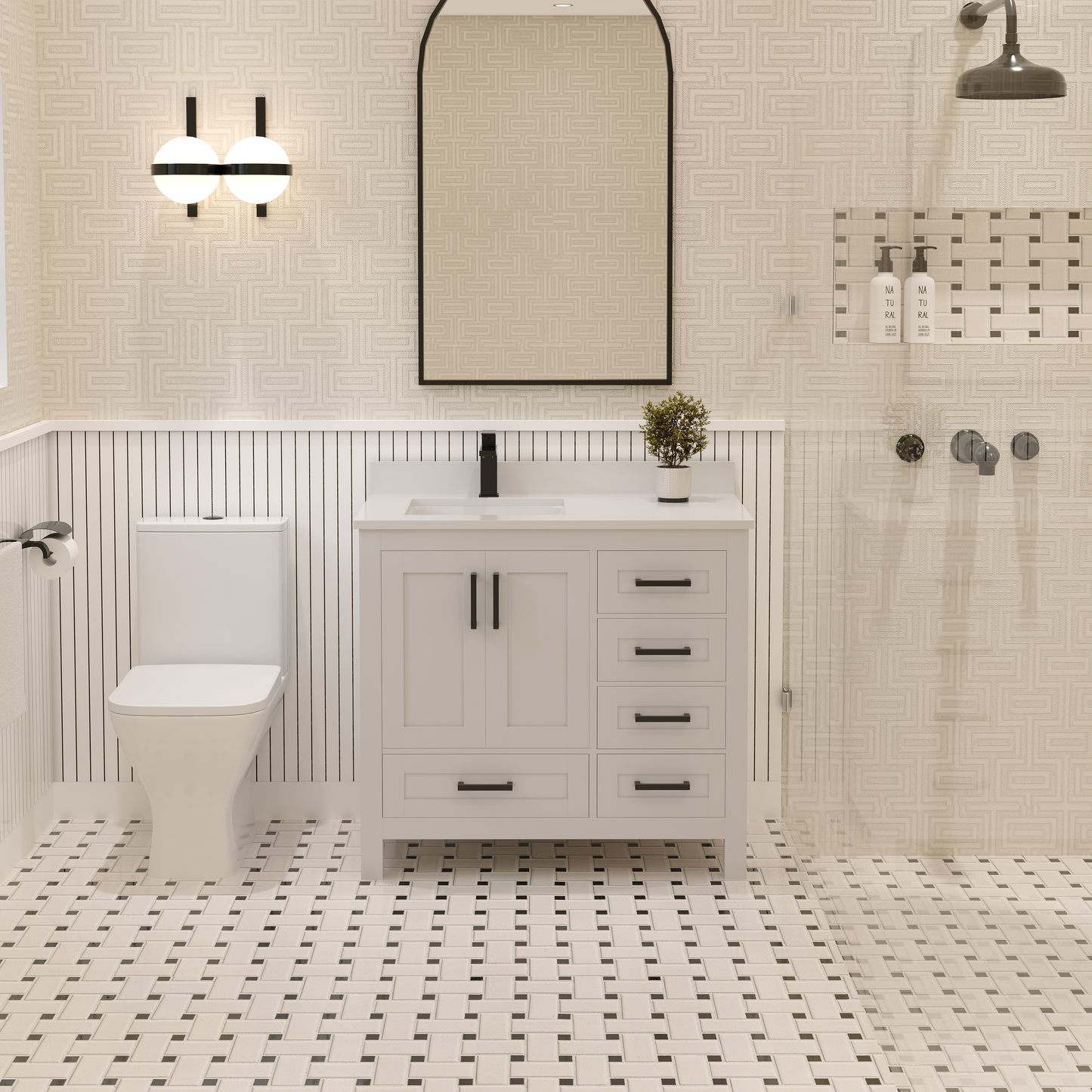 Rooh Bathroom Vanity 36" Left