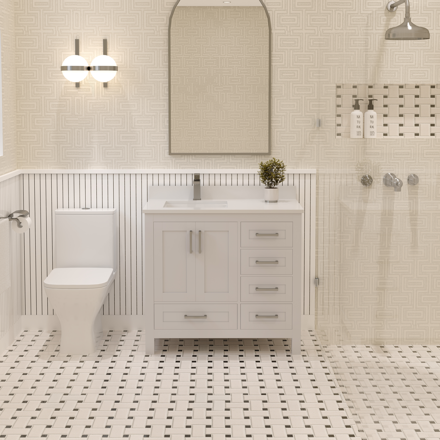 Rooh Bathroom Vanity 36" Left