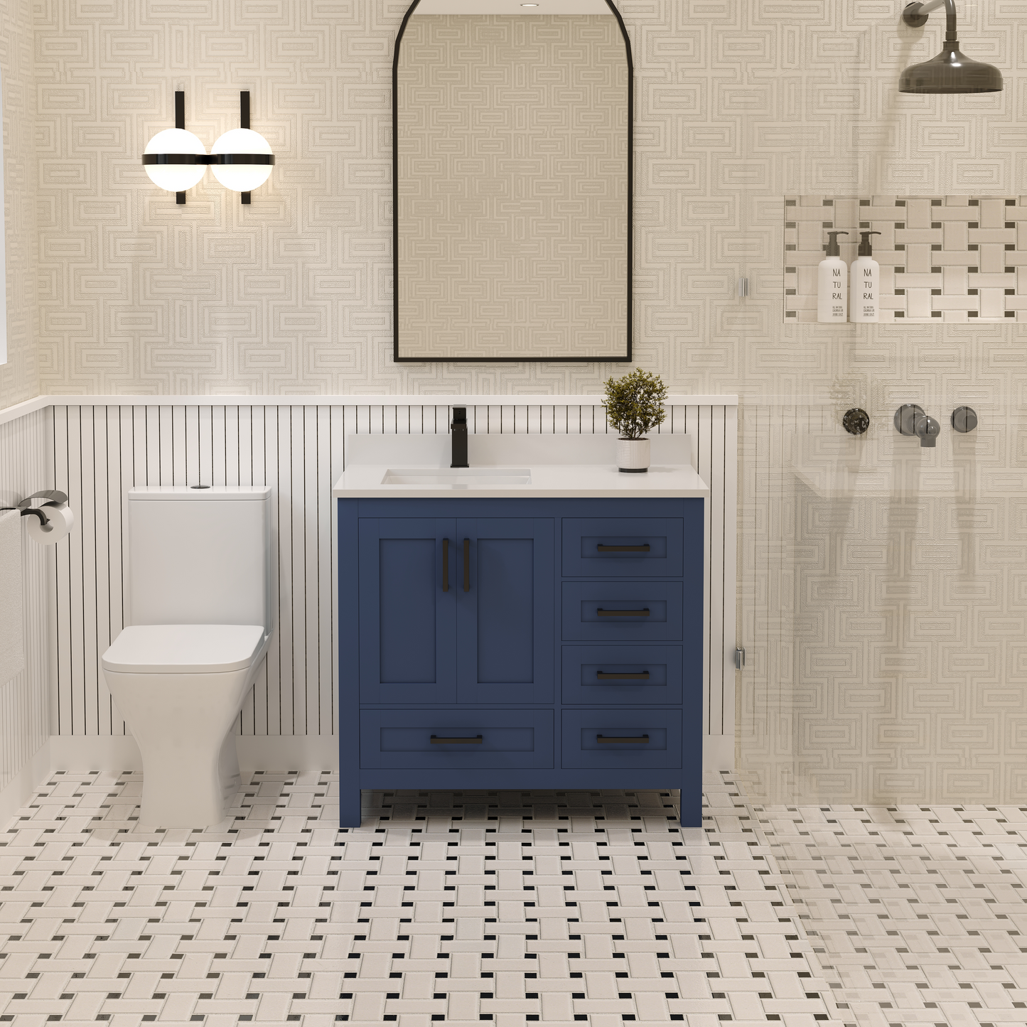 Rooh Bathroom Vanity 36" Left