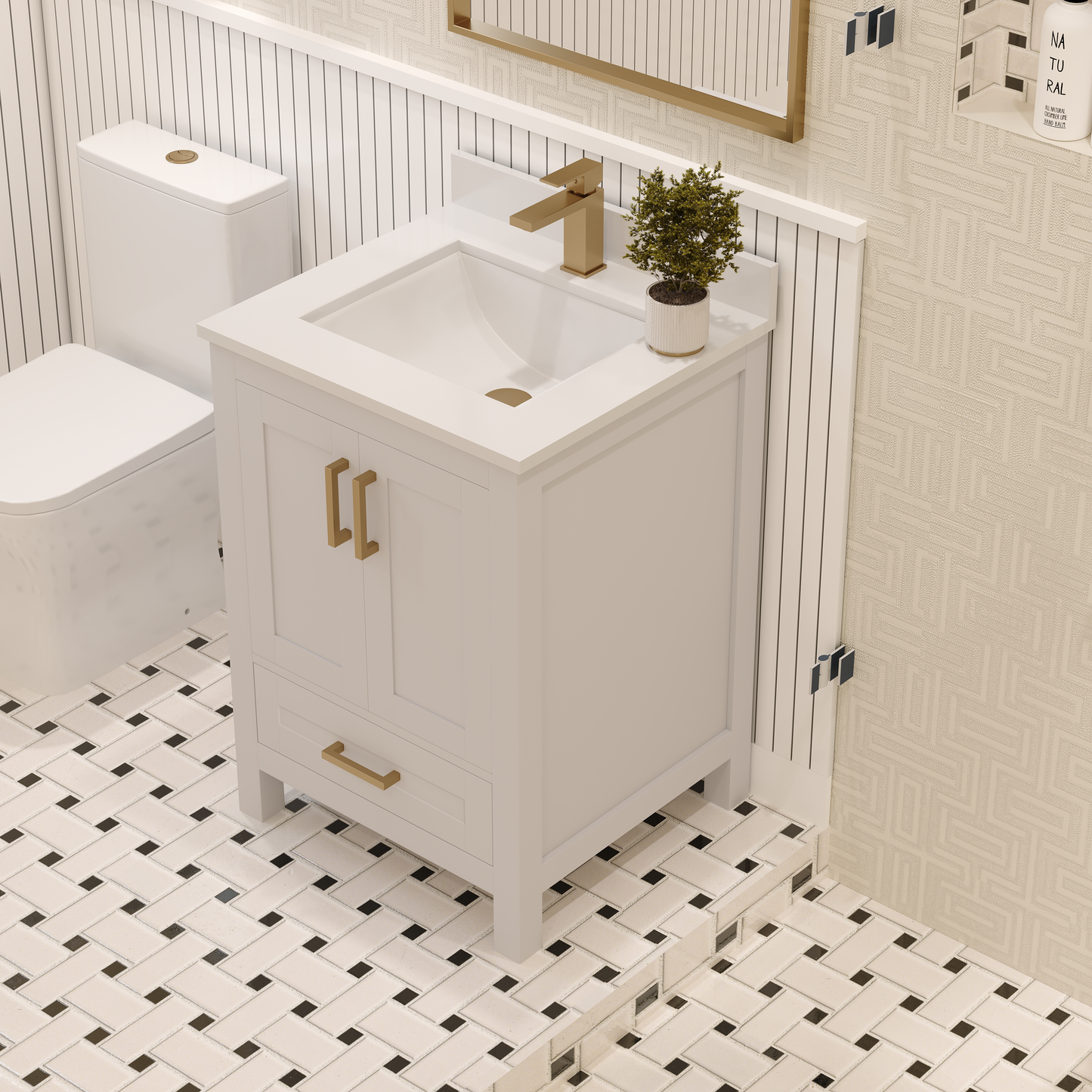 Rooh Bathroom Vanity 24 "