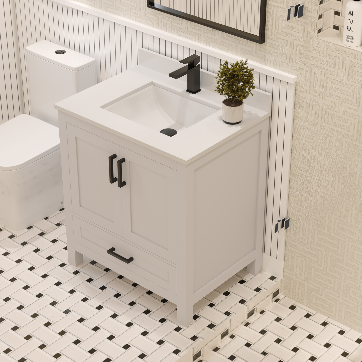 Rooh Bathroom Vanity 30"