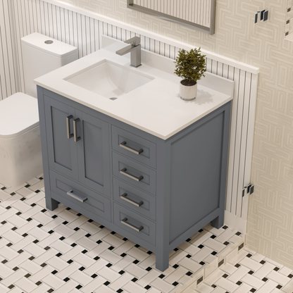 Rooh Bathroom Vanity 36" Left