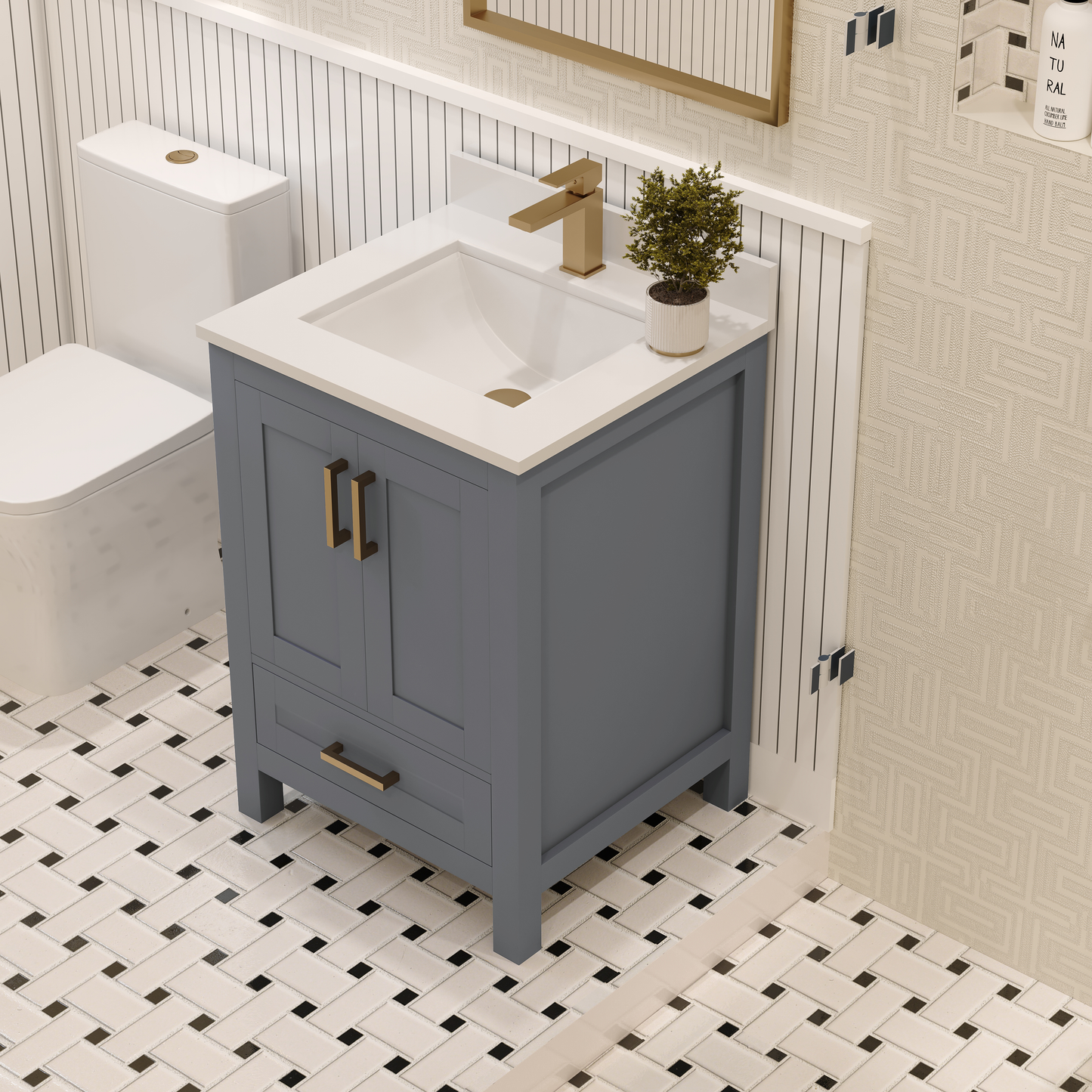 Rooh Bathroom Vanity 24 "