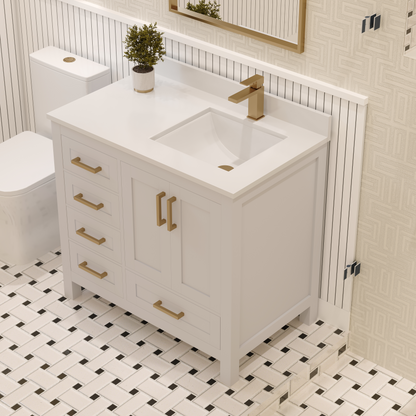 Rooh Bathroom Vanity 36" Right