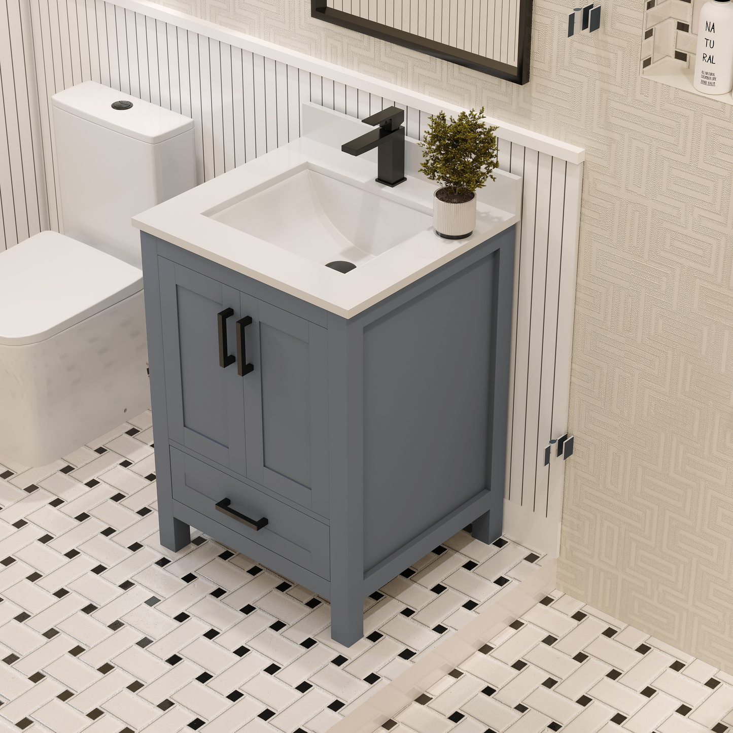 Rooh Bathroom Vanity 24 "