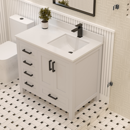 Rooh Bathroom Vanity 36" Right