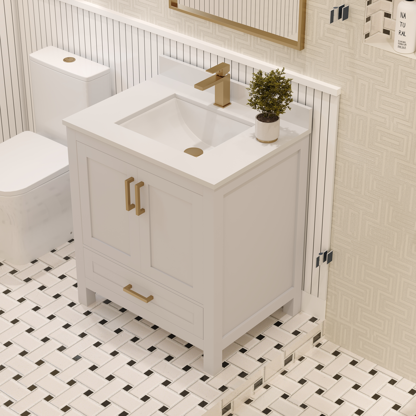 Rooh Bathroom Vanity 30"