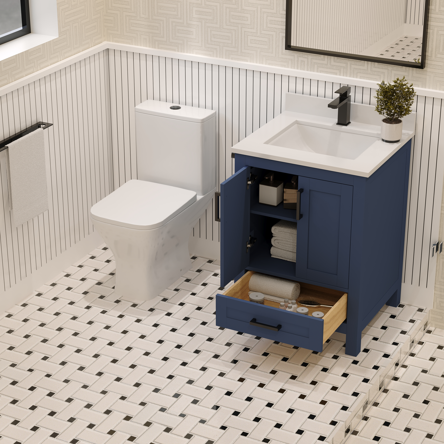 Rooh Bathroom Vanity 24 "