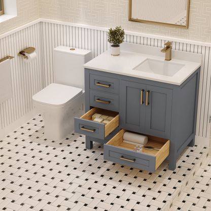 Rooh Bathroom Vanity 36" Right