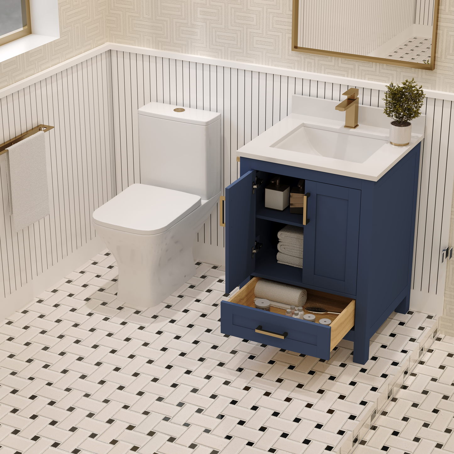 Rooh Bathroom Vanity 24 "