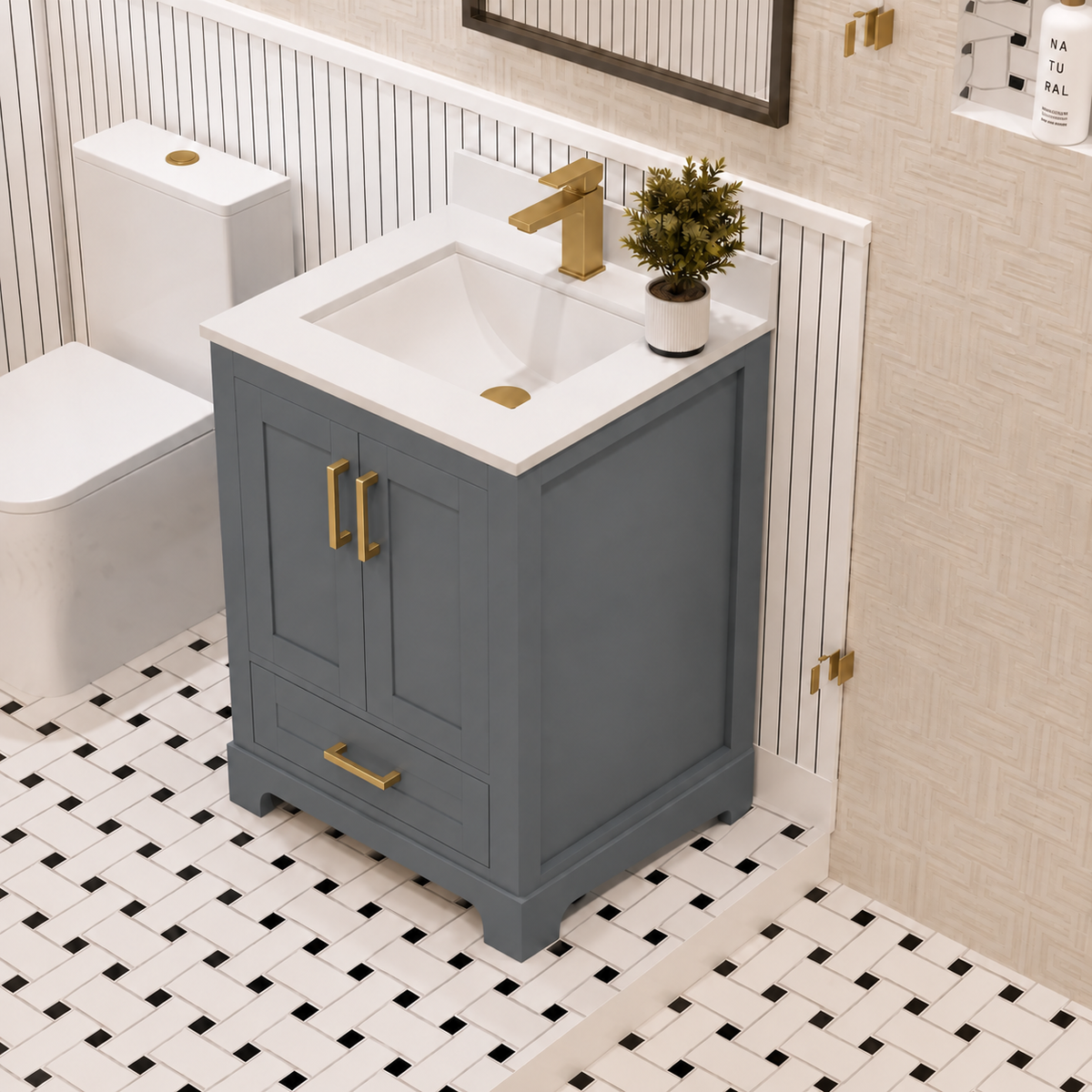 Maya Bathroom Vanity 24"