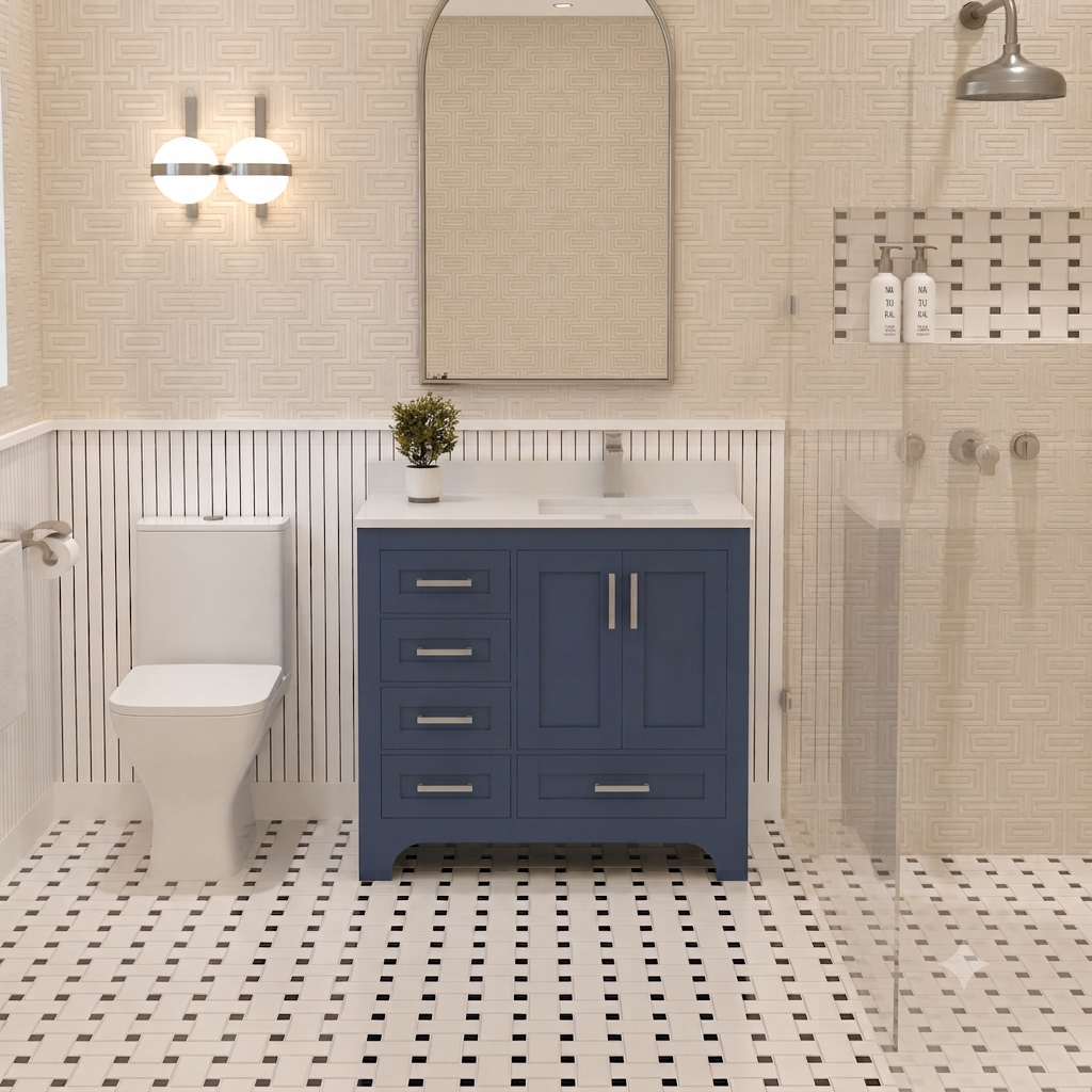 Maya Bathroom Vanity 36" Right
