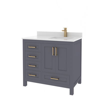 Rooh Bathroom Vanity 36" Right