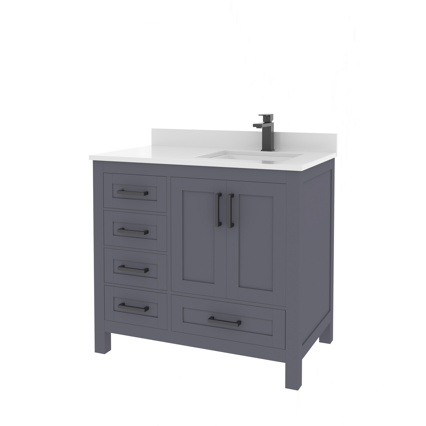 Rooh Bathroom Vanity 36" Right
