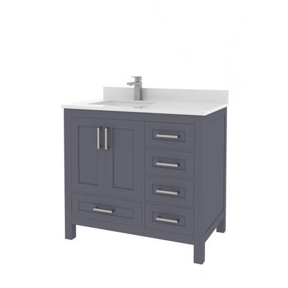 Rooh Bathroom Vanity 36" Left
