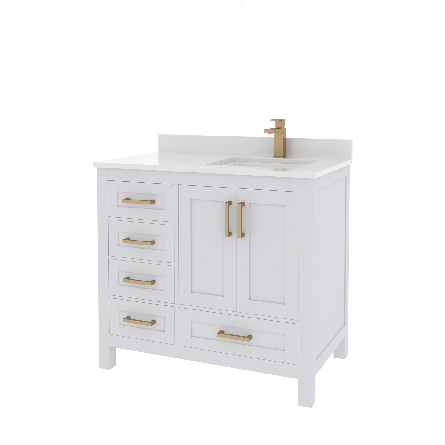 Rooh Bathroom Vanity 36" Right