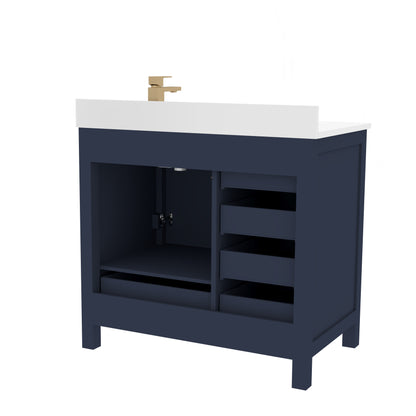 Rooh Bathroom Vanity 36" Right