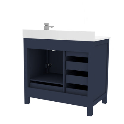 Rooh Bathroom Vanity 36" Right