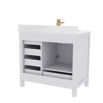 Rooh Bathroom Vanity 36" Left