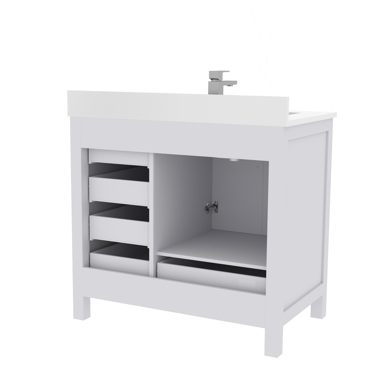 Rooh Bathroom Vanity 36" Left