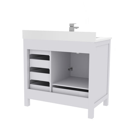 Rooh Bathroom Vanity 36" Left