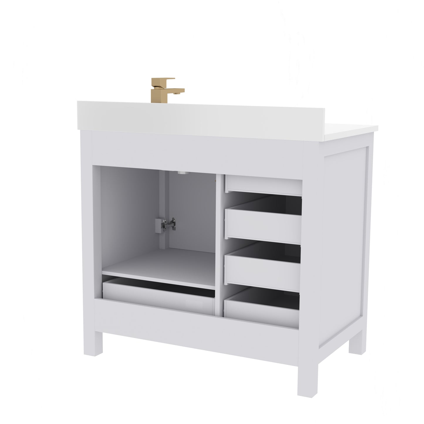Rooh Bathroom Vanity 36" Right
