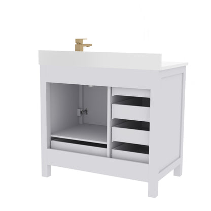 Rooh Bathroom Vanity 36" Right