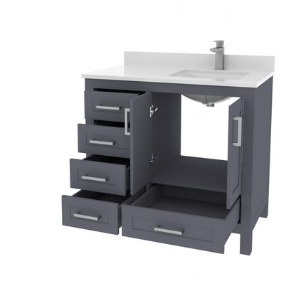 Rooh Bathroom Vanity 36" Right