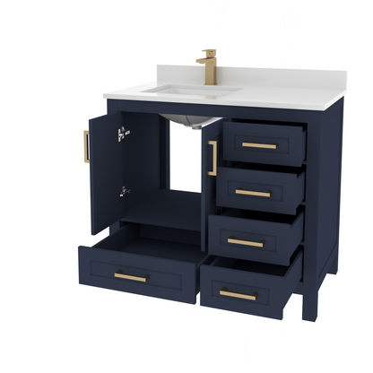 Rooh Bathroom Vanity 36" Left