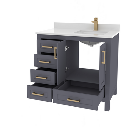 Rooh Bathroom Vanity 36" Right