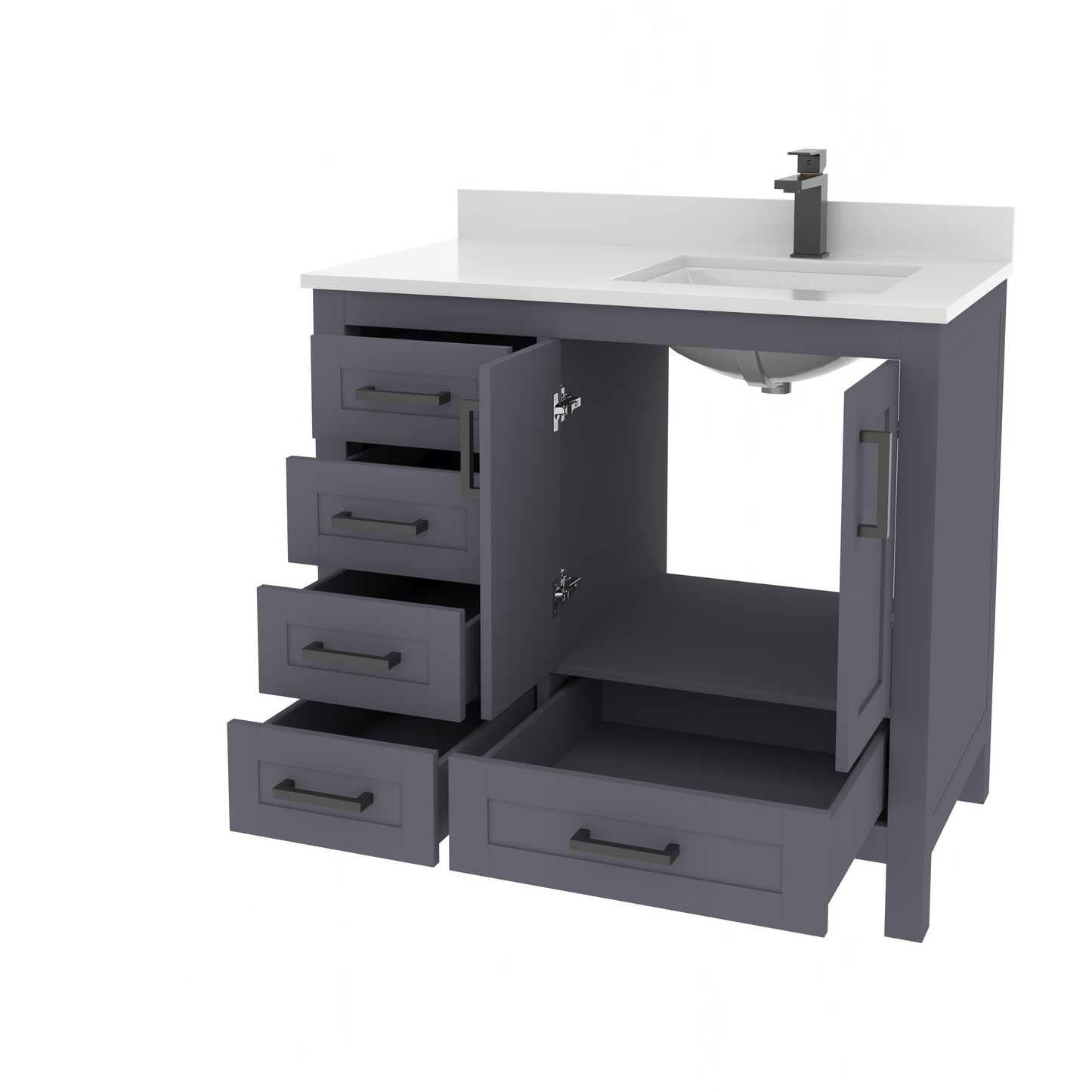 Rooh Bathroom Vanity 36" Right