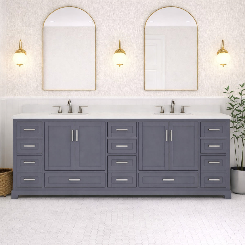 Maya Bathroom Vanity 84"