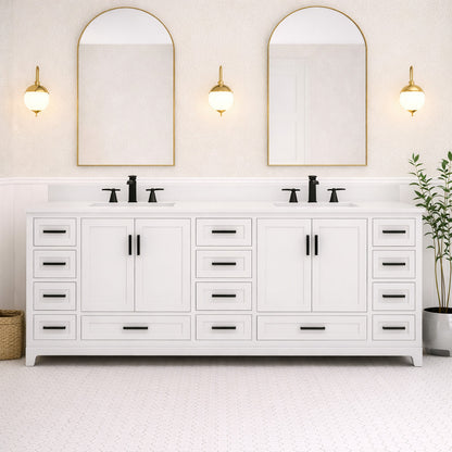 Maya Bathroom Vanity 84"