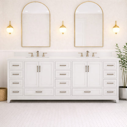 Maya Bathroom Vanity 84"