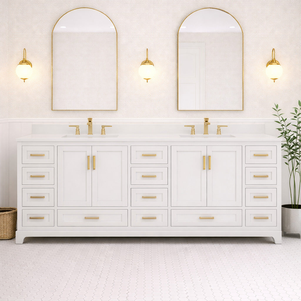 Maya Bathroom Vanity 84"